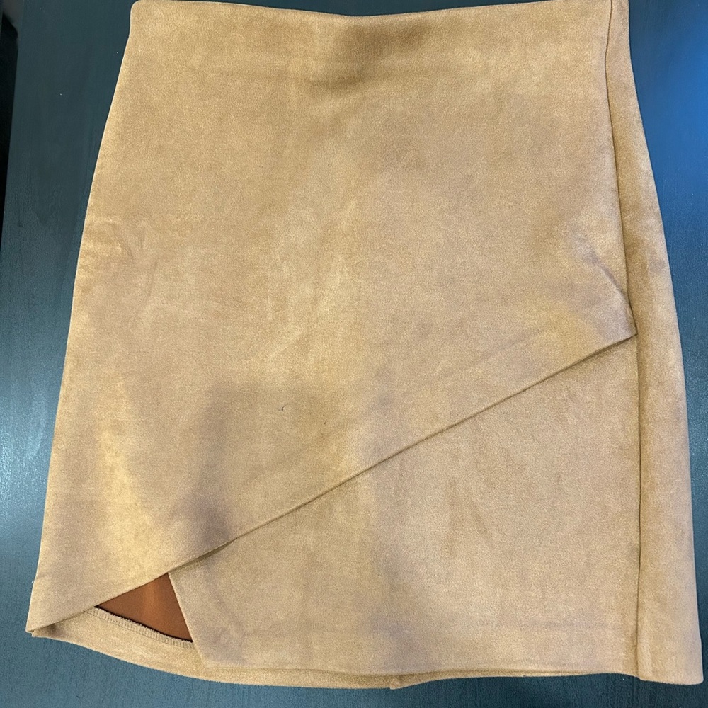 Suede Skirt